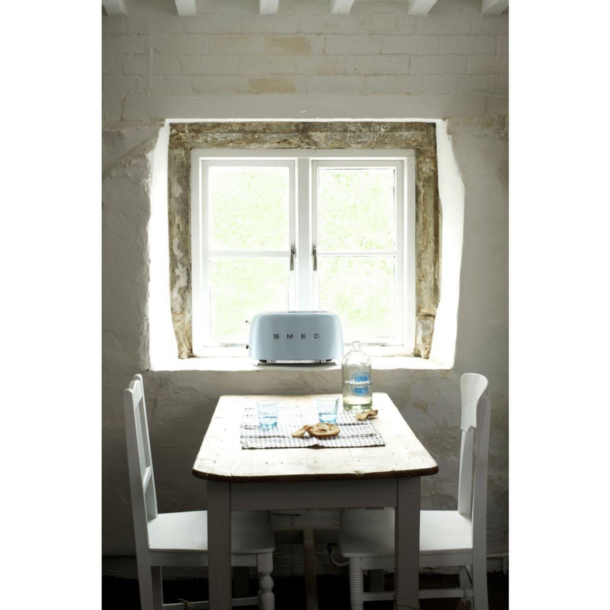 SMEG Grille-pain TSF02WHEU Blanc