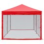 Voir la diapositive 4 : VIDAXL Tente de reception pliable avec parois Rouge 3x6 m