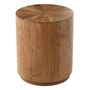 Voir la diapositive 1 : Paris Prix Table d'Appoint en Bois  Glenda  55cm Naturel