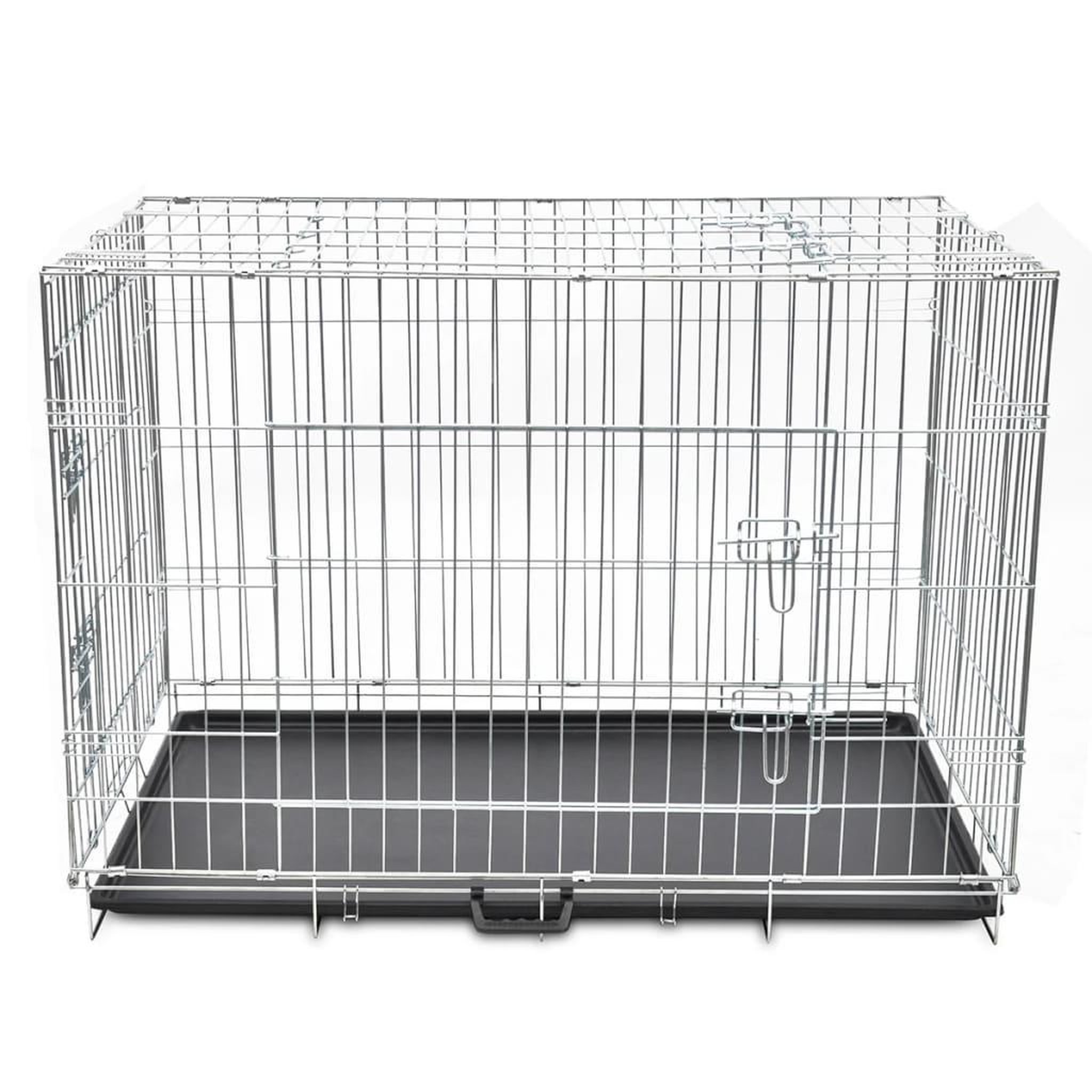 Voir la diapositive 2 : VIDAXL Cage metallique et pliable pour chiens XL