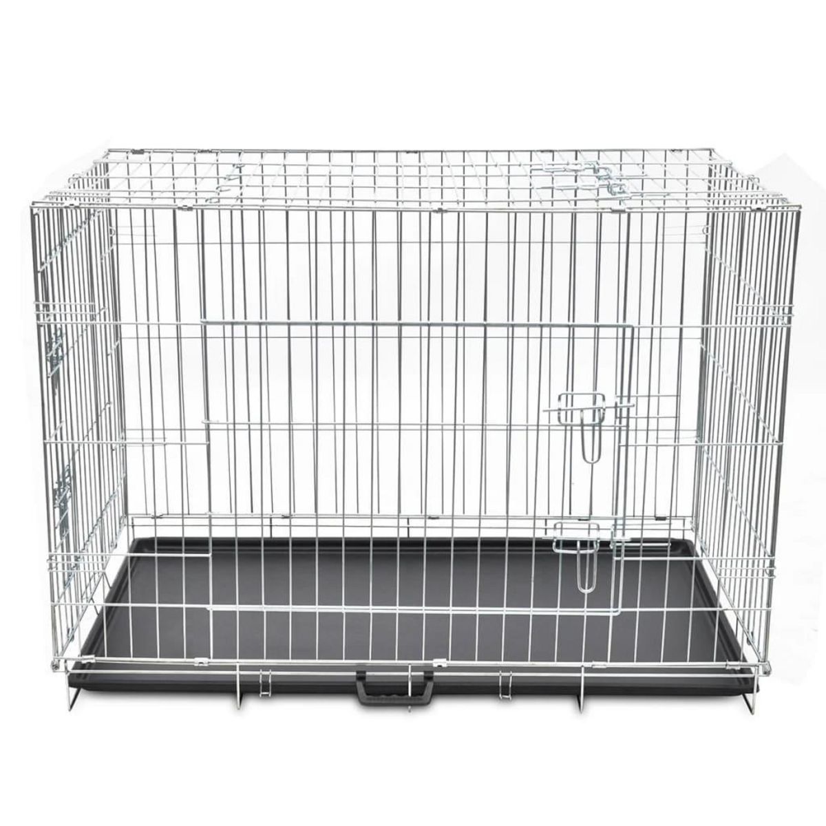 VIDAXL Cage metallique et pliable pour chiens XL