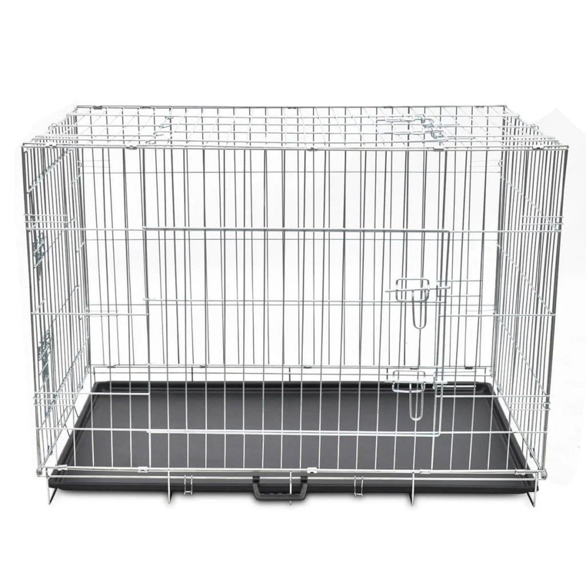 VIDAXL Cage metallique et pliable pour chiens XL