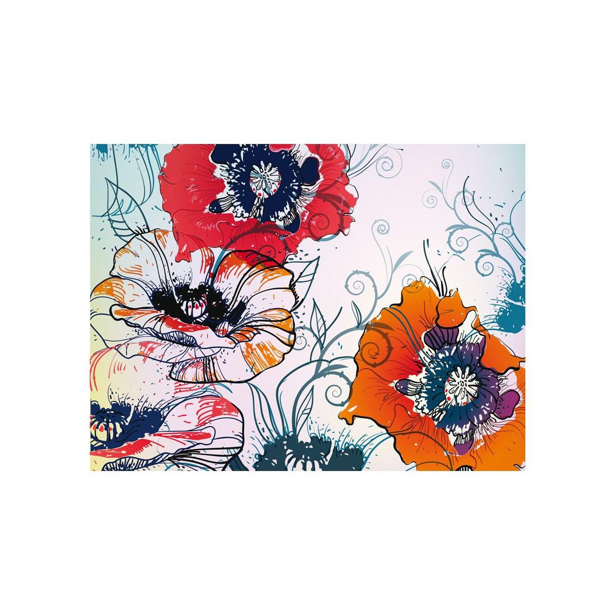 Voir la diapositive 2 : Paris Prix Papier peint  motif à l'esprit champêtre