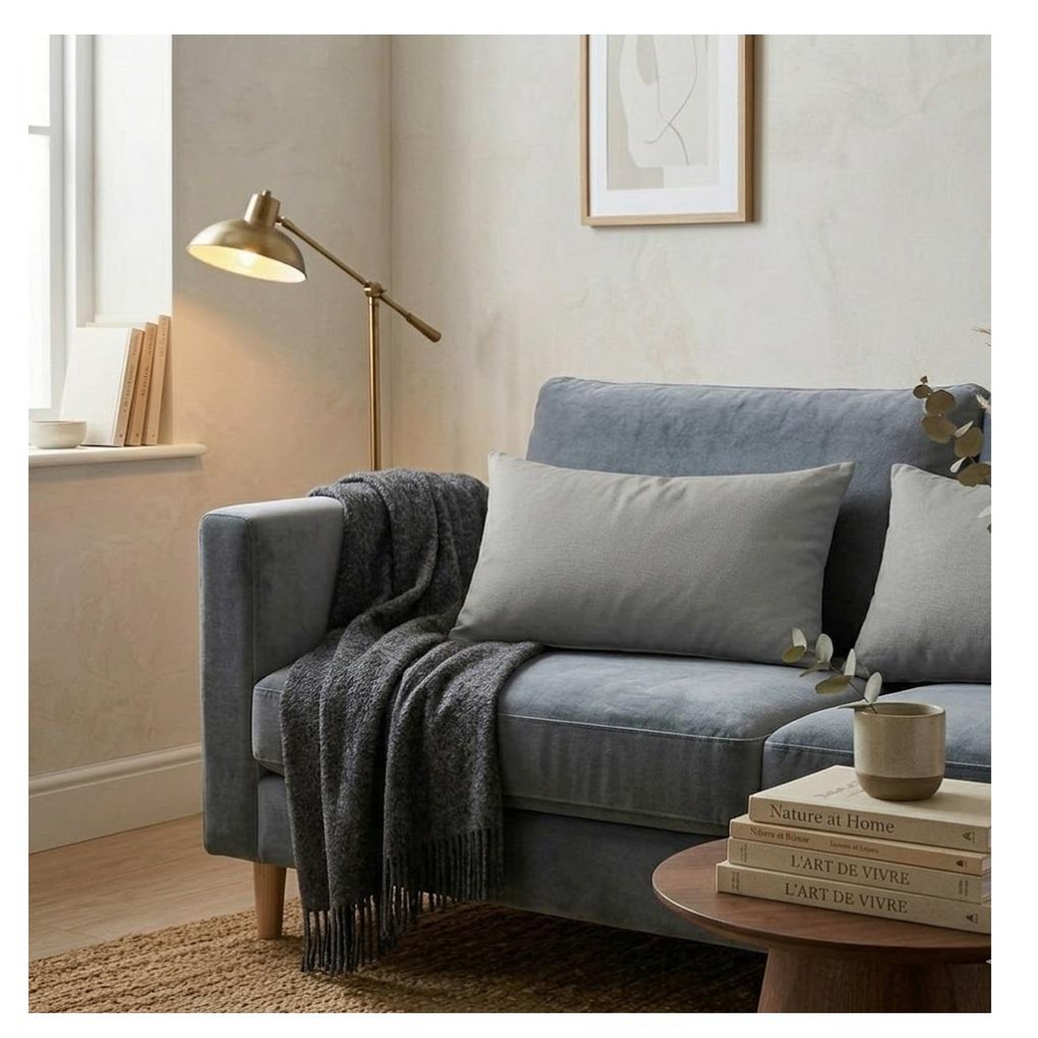 Voir la diapositive 3 : Eden Coussin en polyester uni pop color