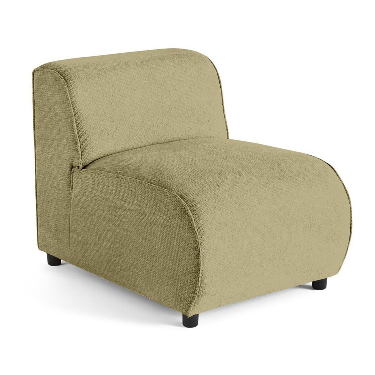 LISA DESIGN Suaro - module d'assise en tissu texturé