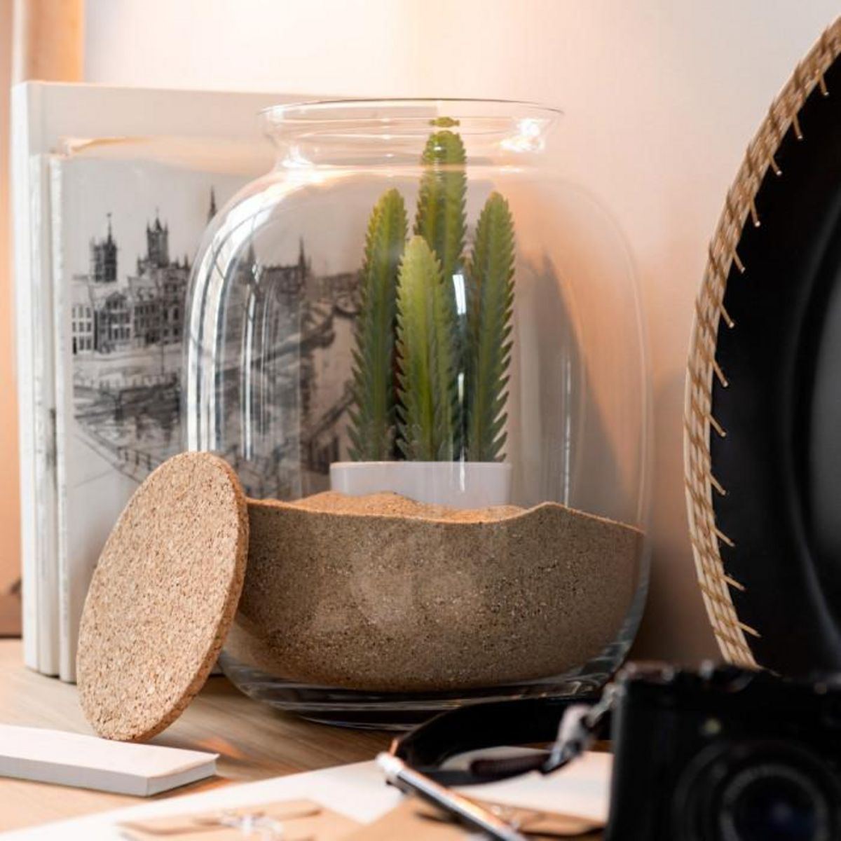 Paris Prix Pot Déco en Verre  Roxy  31cm Transparent