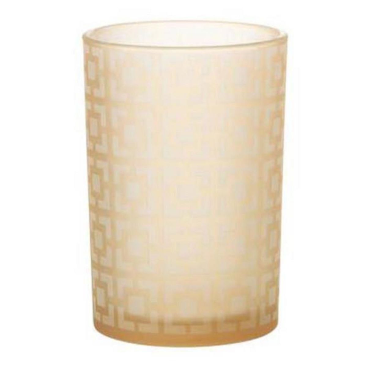 Paris Prix Photophore Design en Verre  Admira  18cm Beige