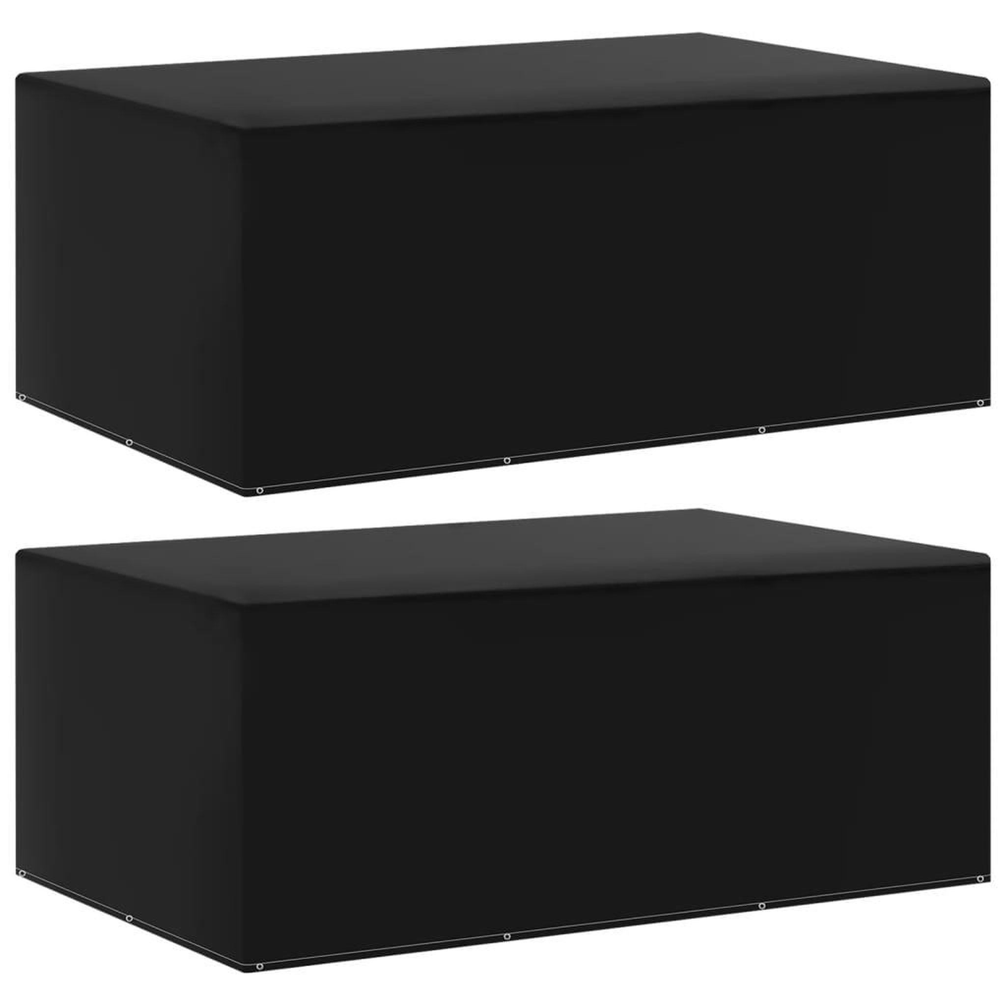 Voir la diapositive 1 : VIDAXL Housses de salon de jardin 2 pcs 7 œillets 225x143x90 cm