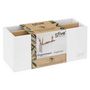 Voir la diapositive 3 : FIVE Organiseur 4 Compartiments  Natureo  21cm Blanc