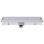 Voir la diapositive 5 : VIDAXL Drain de douche lineaire 530 x 140 mm acier inoxydable