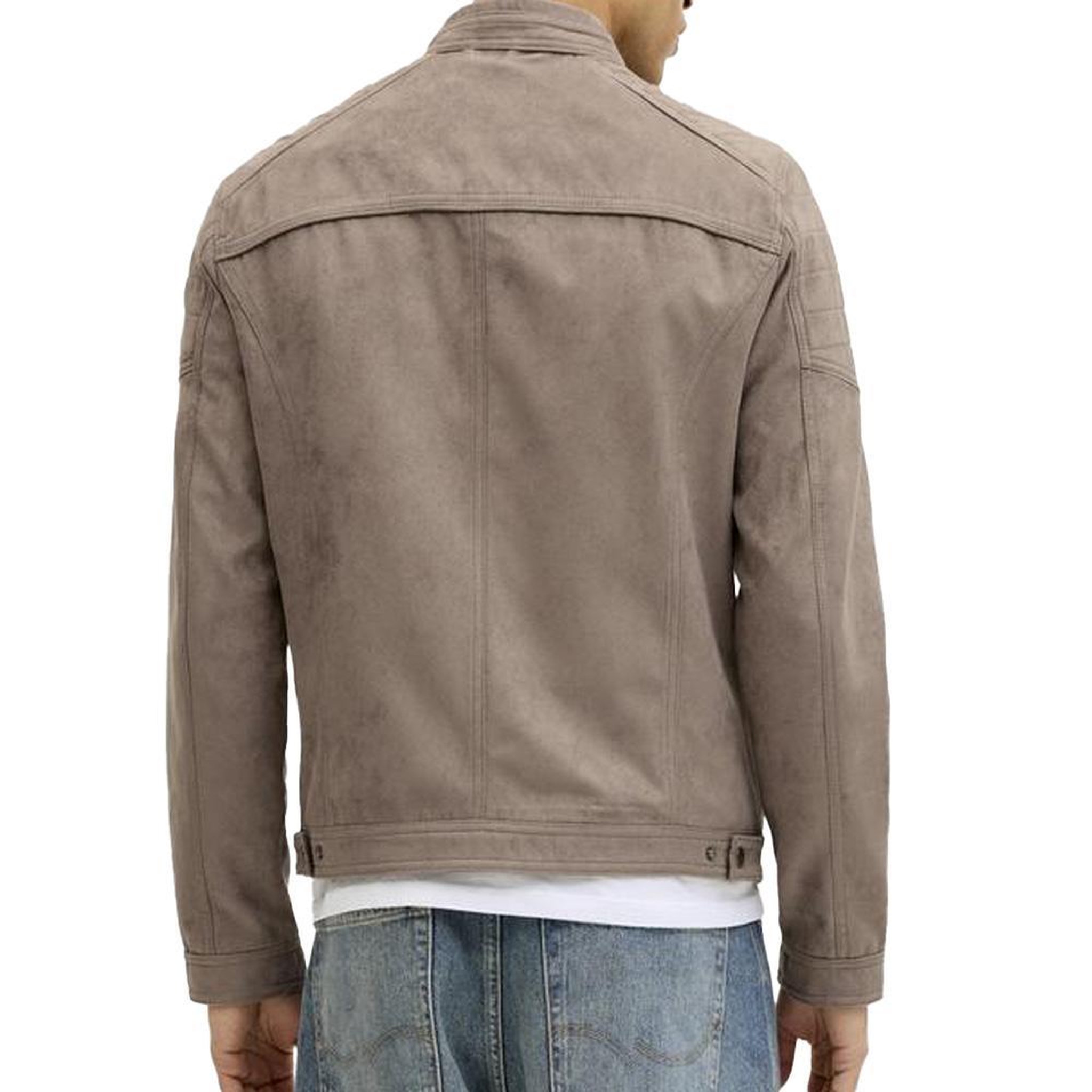 Voir la diapositive 2 : Jack & Jones Veste Suédine Beige Homme Jack & Jones Tano1