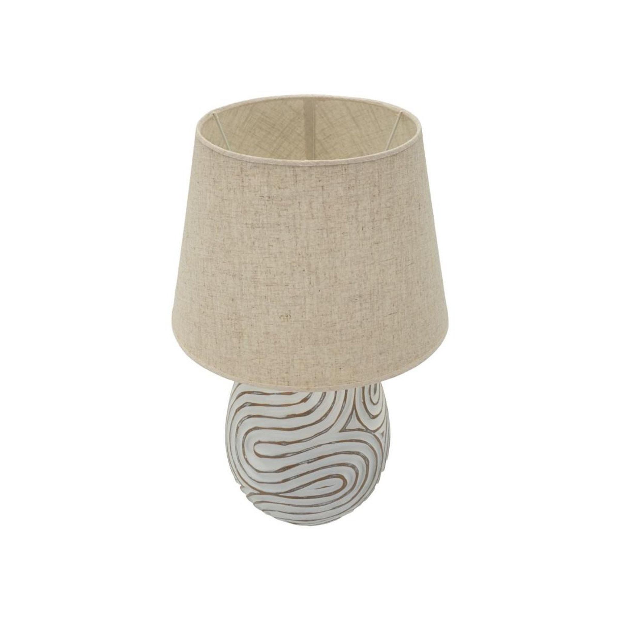 Voir la diapositive 2 : Paris Prix Lampe à poser design  oblix  55cm blanc