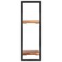 Voir la diapositive 4 : VIDAXL Etageres murales 2 pcs 25x25x75 cm Bois d'acacia et acier
