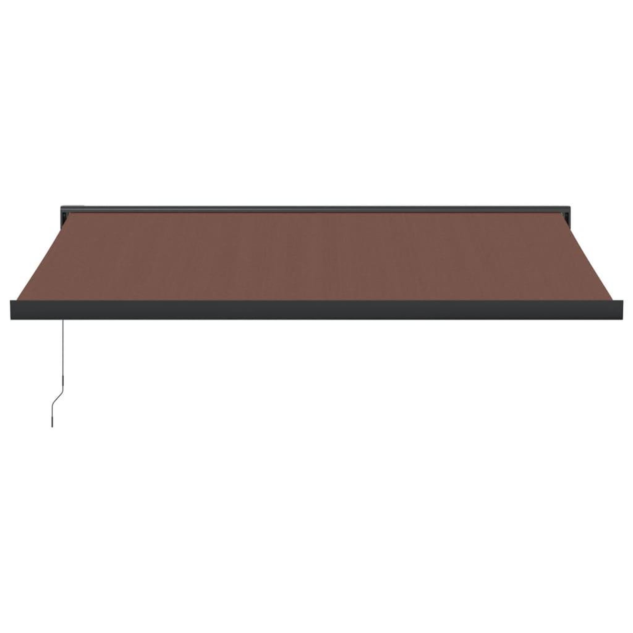 Voir la diapositive 3 : VIDAXL Auvent manuel retractable marron 450x300 cm