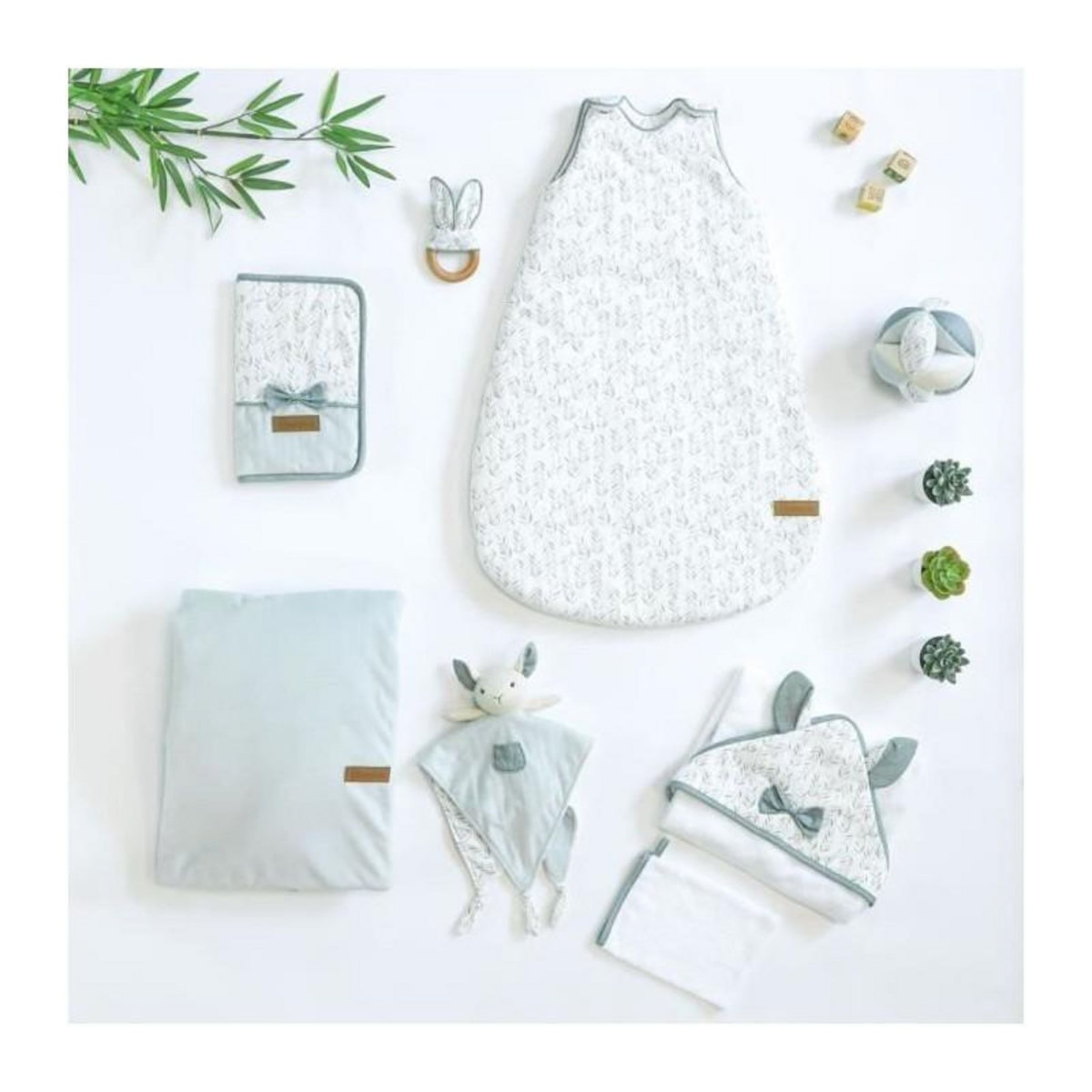 DOMIVA Matelas a langer + Housse avec 1 éponge imperméable - DOMIVA - FILOU