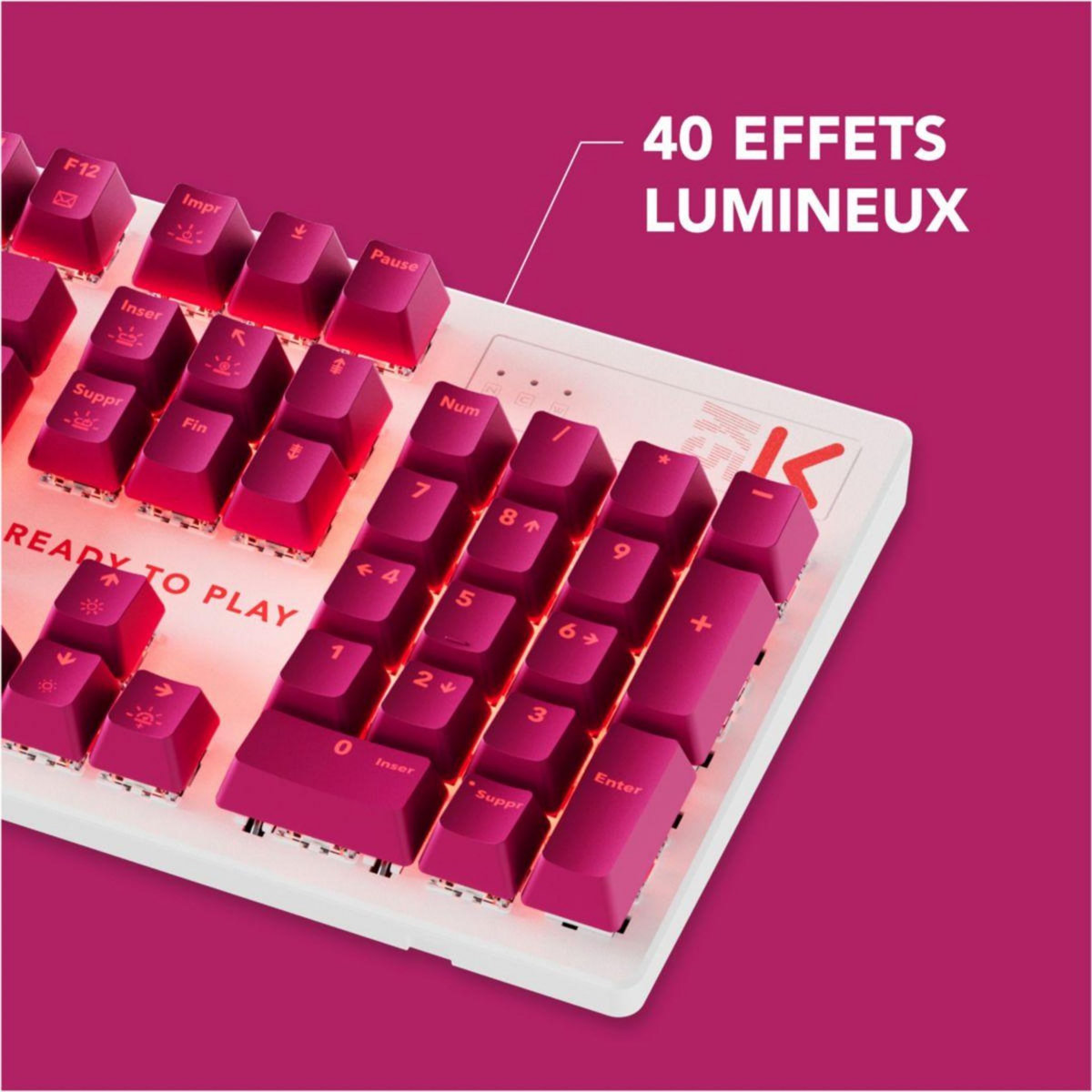 SKILLKORP Clavier gamer K5 MAGENTA Access