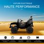 Voir la diapositive 5 : HOMCOM Voiture 4x4 électrique enfant 2 moteurs 35 W 5 Km/h max. télécommande incluse effets lumineux sonores noir