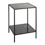 Voir la diapositive 1 : Paris Prix Table d'Appoint Effet Marbre  Julia  60cm Noir