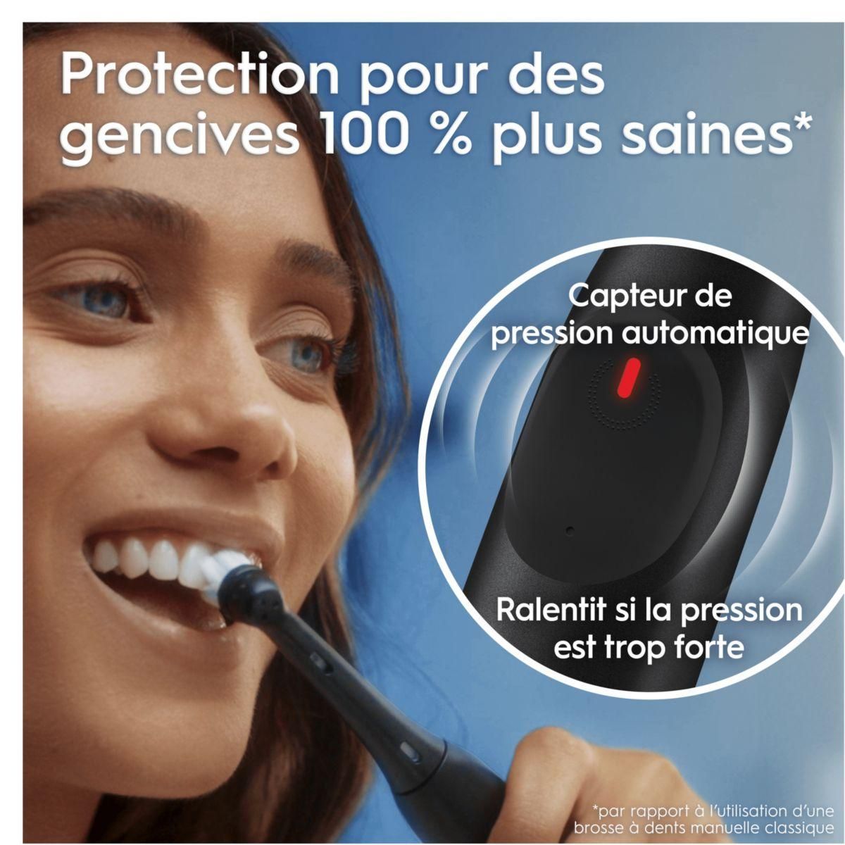 ORAL B Brosse à dents électrique iO2 Series DUO Night Black / Calm Pink