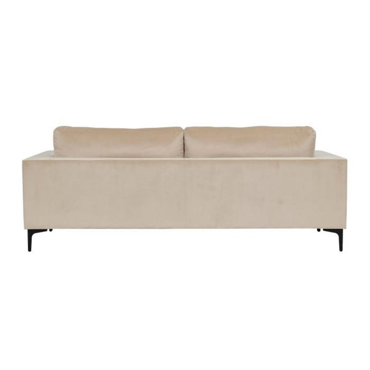 Paris Prix Canapé 3 Places en Velours  Bolero  215cm Beige