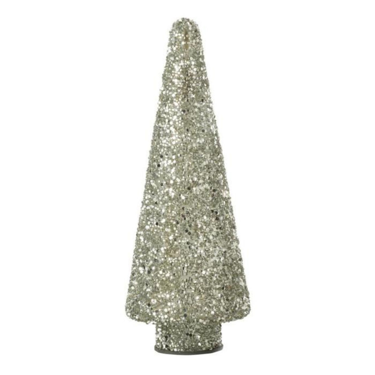 Paris Prix Sapin de Noël Déco à Paillettes  Ethel  32cm Argent