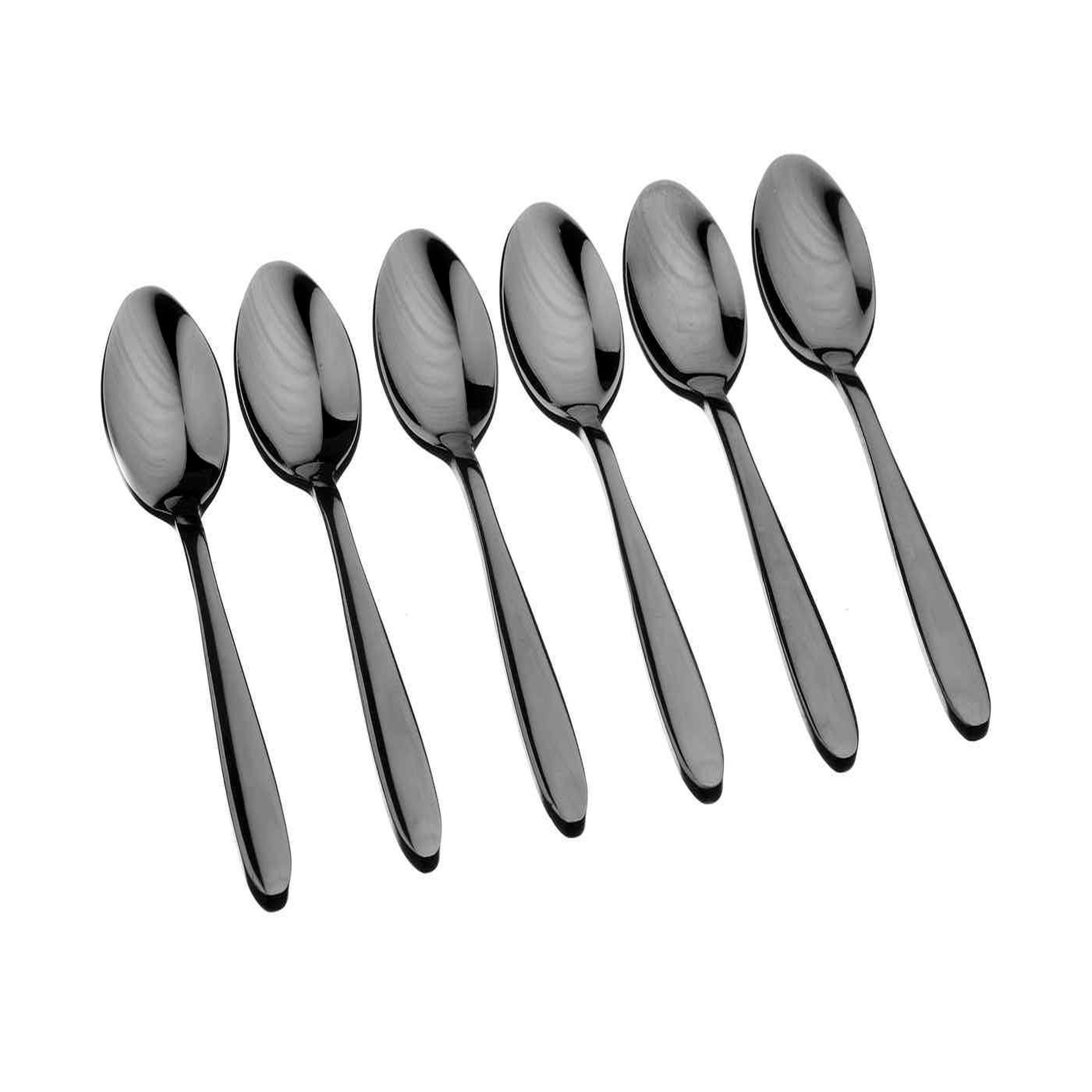 BJORN Coffret 6 petites cuillères KAJA - Black