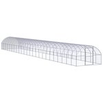 VIDAXL Poulailler d'exterieur 3x24x2 m Acier galvanise