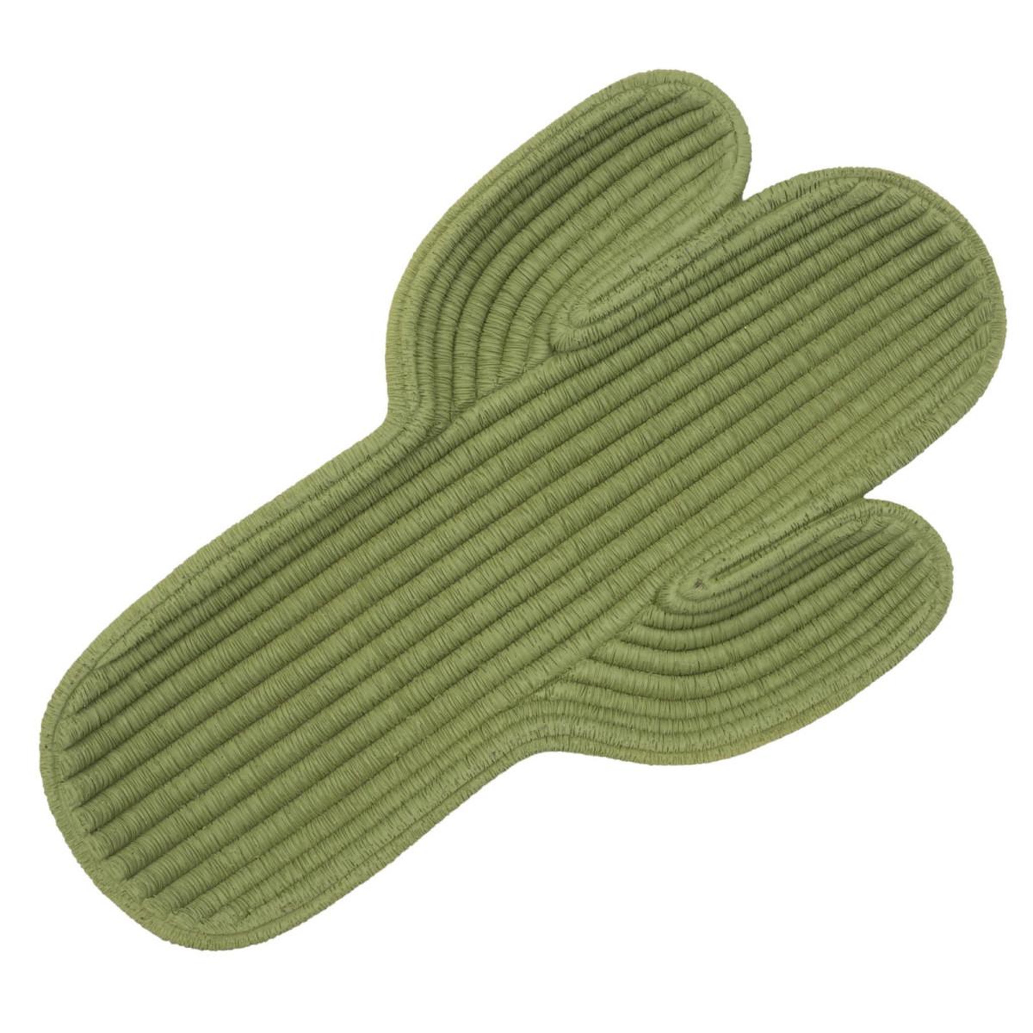 Paris Prix Plateau déco en résine  cactus  34cm vert