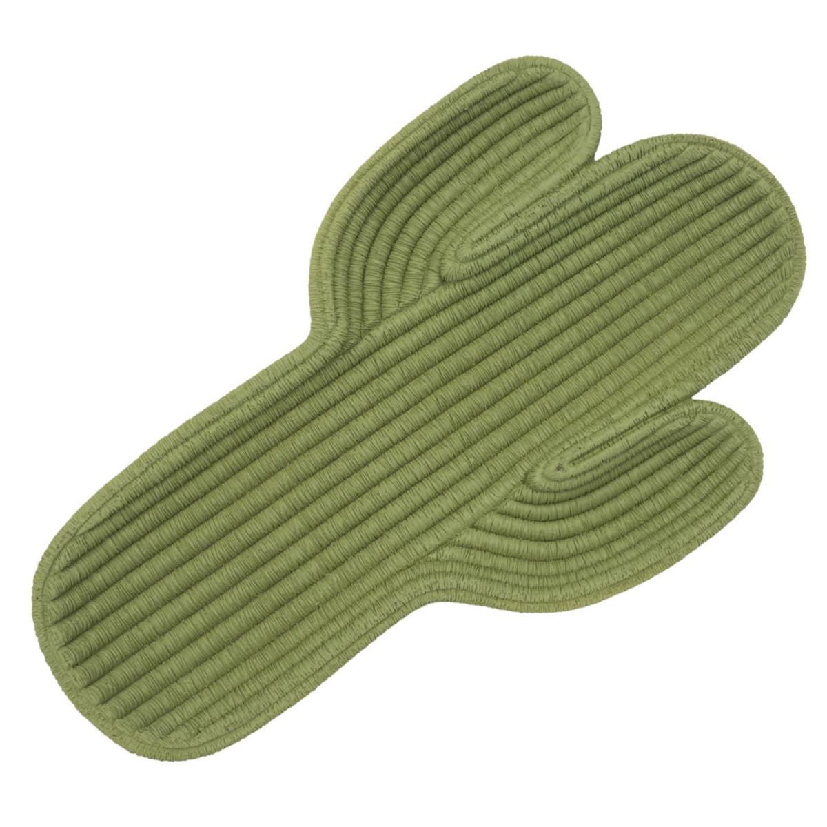 Paris Prix Plateau Déco en Résine  Cactus  34cm Vert