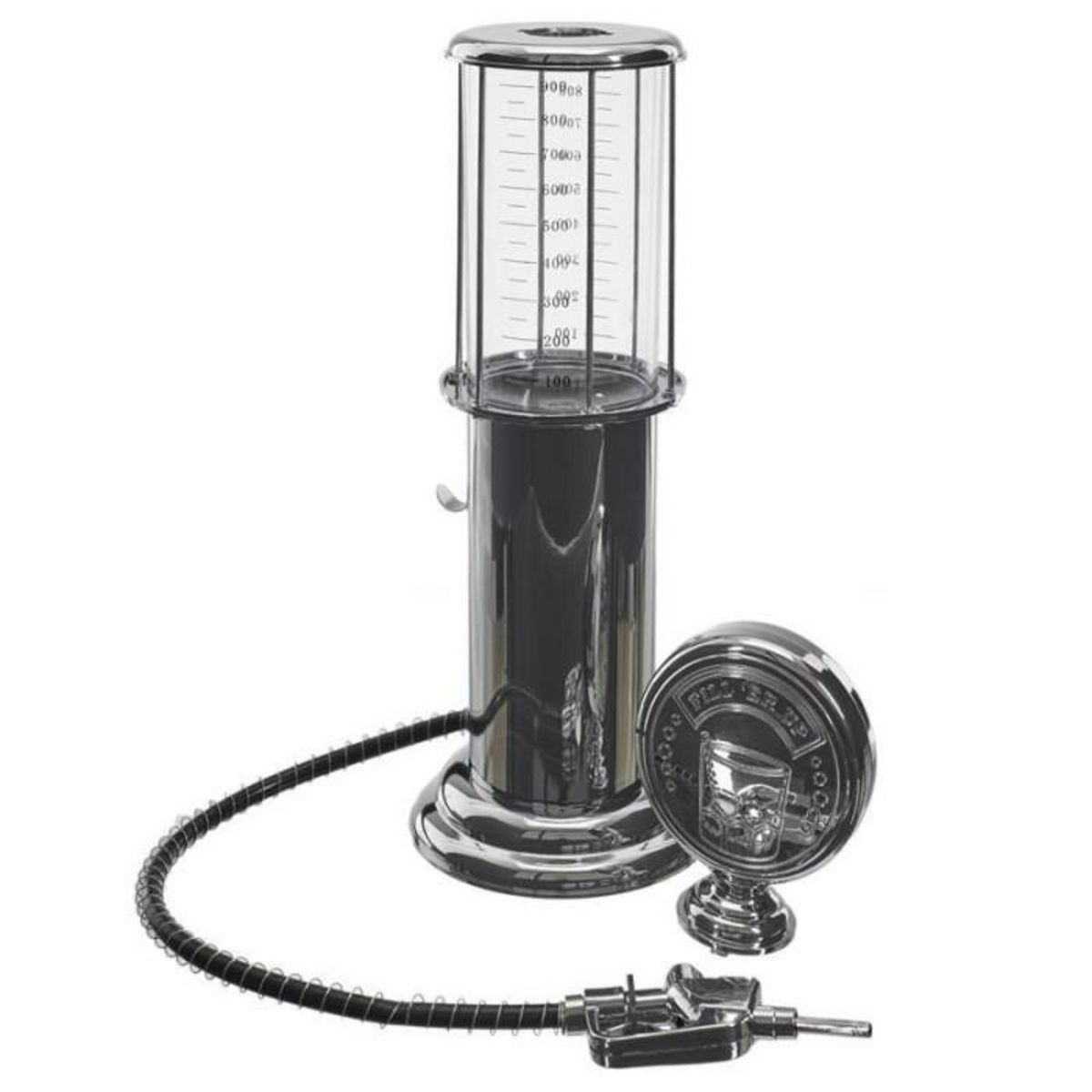 Paris Prix Distributeur de Boisson  Pompe à Essence  90cl Argent