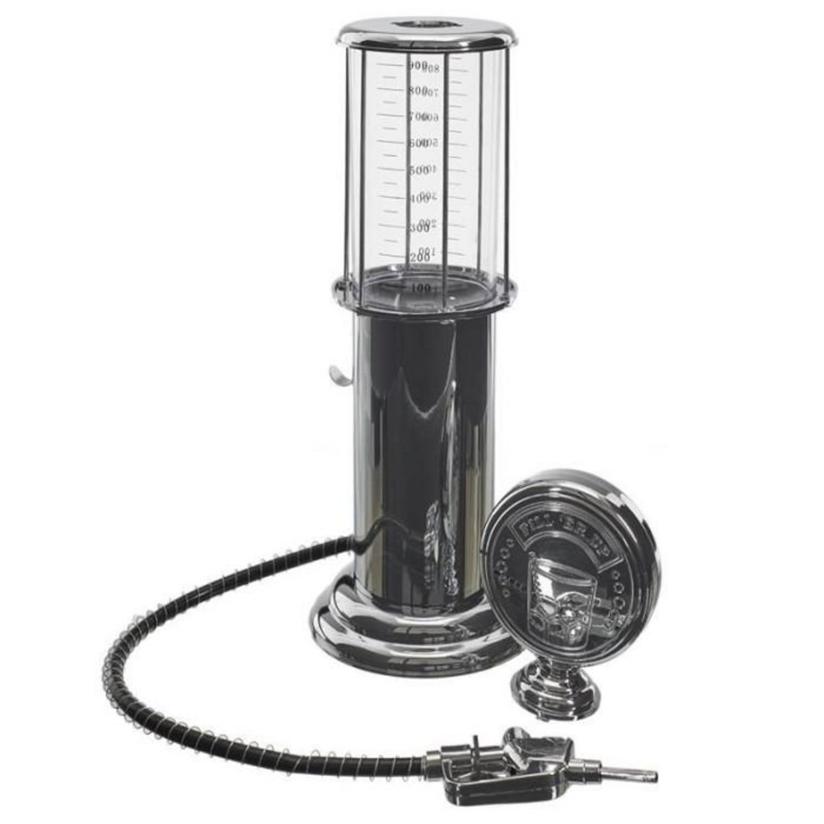 Paris Prix Distributeur de Boisson  Pompe à Essence  90cl Argent