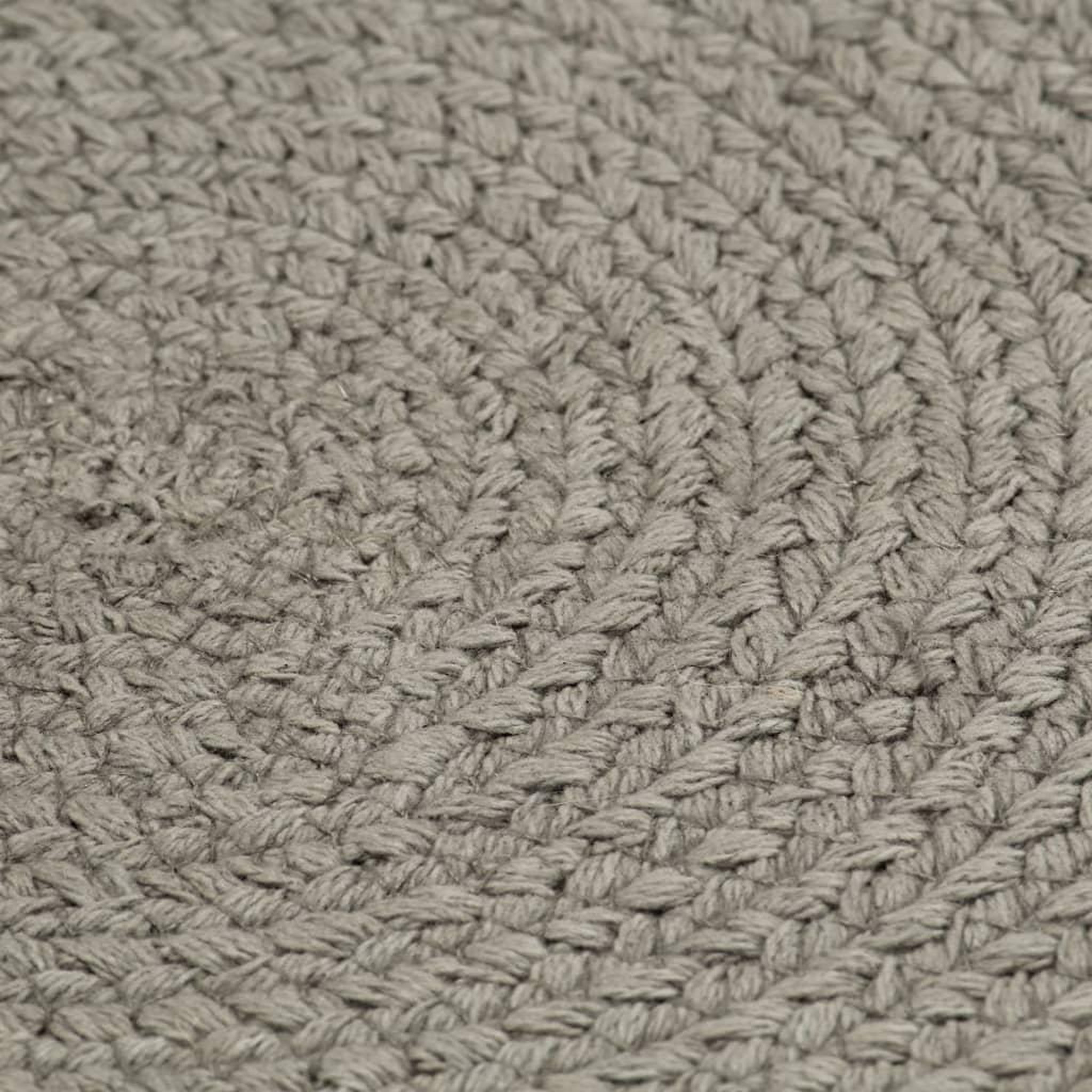 Voir la diapositive 4 : VIDAXL Napperons 4 pcs Gris Plain 38 cm Rond Coton