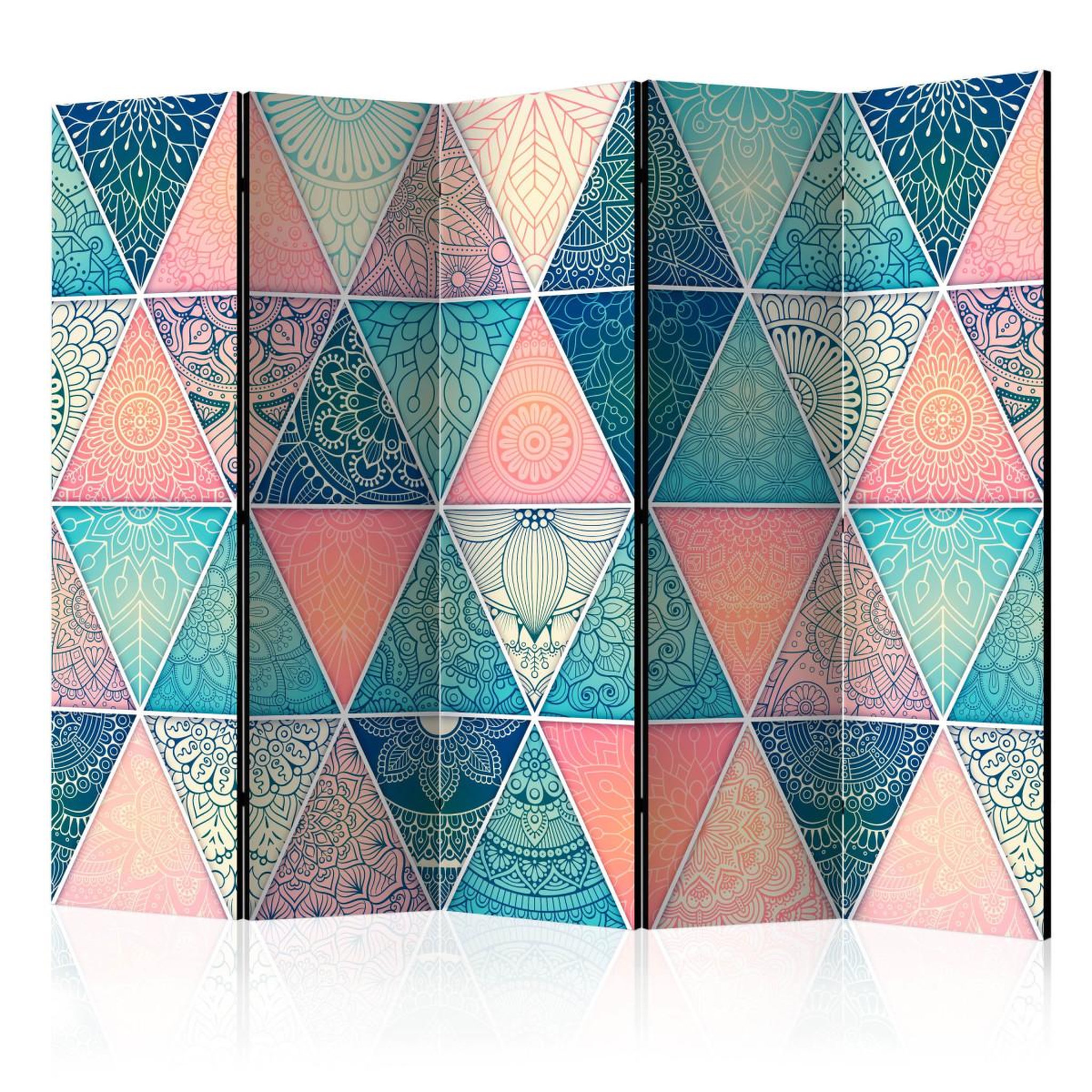 Paris Prix Paravent 5 volets  oriental triangles  172x225cm