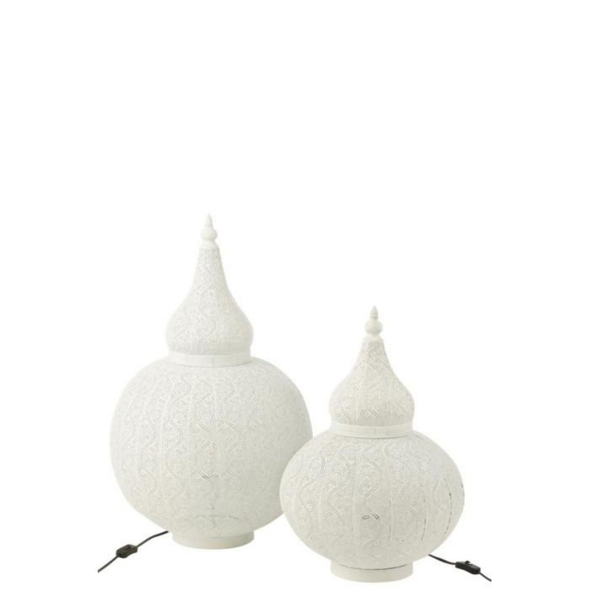 Paris Prix Lampe à Poser en Métal  Aladin  59cm Blanc