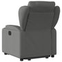 Voir la diapositive 5 : VIDAXL Fauteuil inclinable Gris fonce Tissu