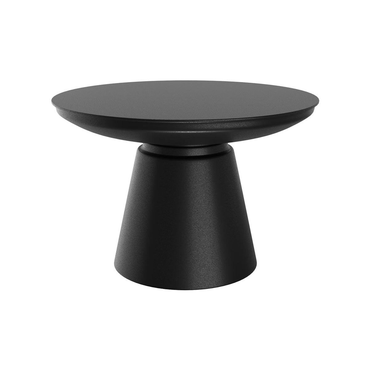 Rendez vous déco Table basse ronde en métal noir D60 cm-Gomez