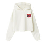 NAME IT Sweat à Capuche Blanc Fille Name It Terren. Coloris disponibles : Blanc