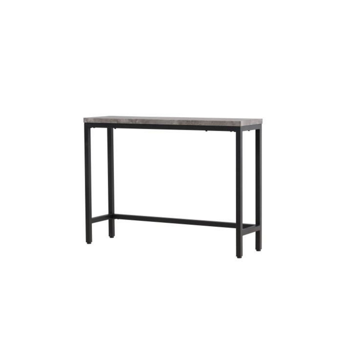 Paris Prix Console Design  Rise  110cm Gris & Noir
