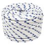 Voir la diapositive 2 : VIDAXL Corde de bateau Blanc 14 mm 25 m Polypropylene
