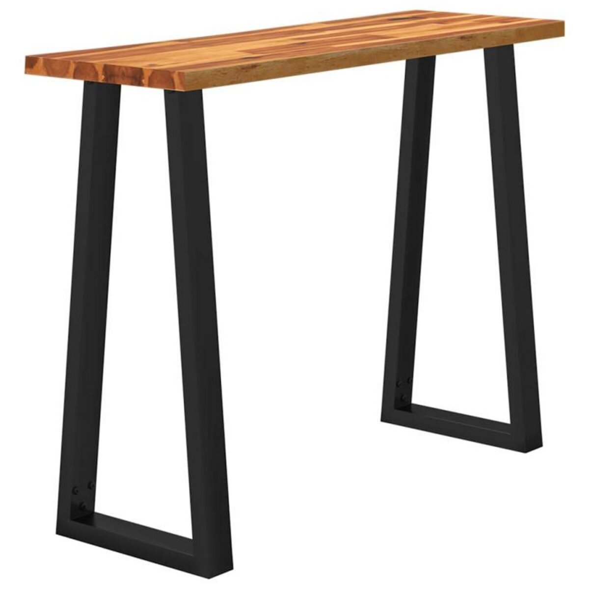 VIDAXL Table console à live edge 110x35x80 cm bois d acacia solide