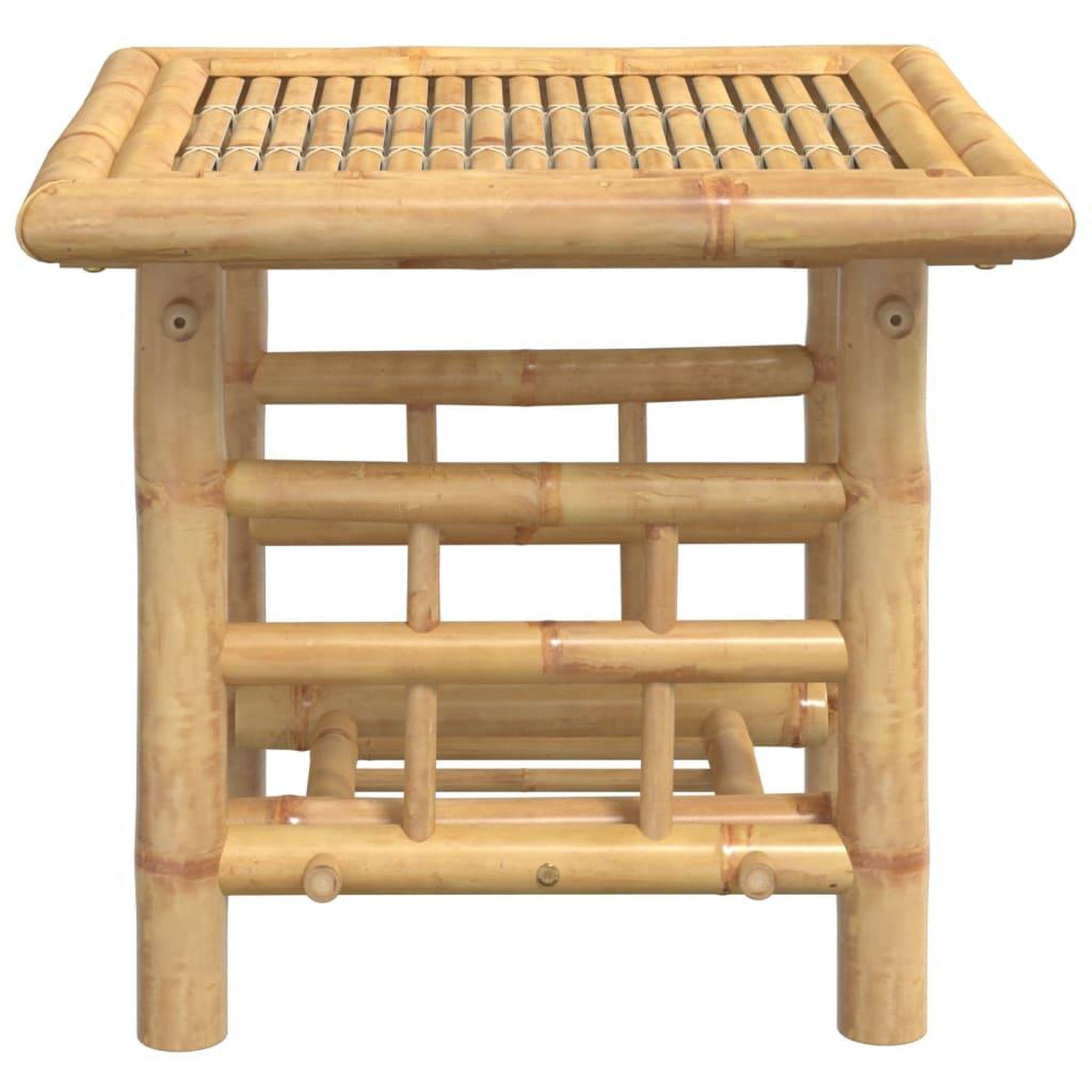 Voir la diapositive 4 : VIDAXL Table d'appoint 45x45x45 cm bambou