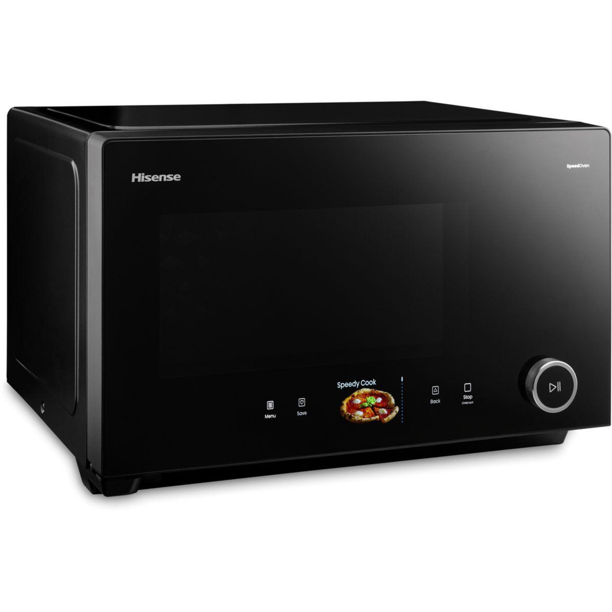 Voir la diapositive 3 : Hisense Micro ondes h28s01 speed oven 7 en 1: airfryer, four à pizza, grille pain, mijoteuse, déshydrateur, grill