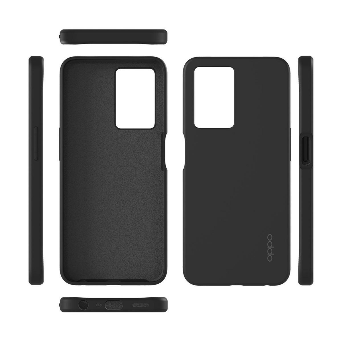 OPPO Coque A57/A57s Silicone Noir