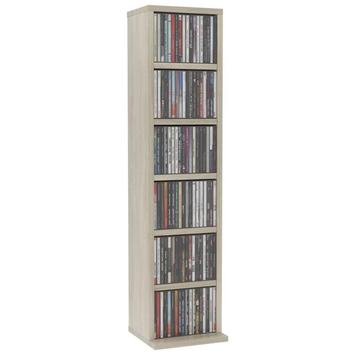 VIDAXL Armoire a CD Chene sonoma 21x20x88 cm Bois d'ingenierie