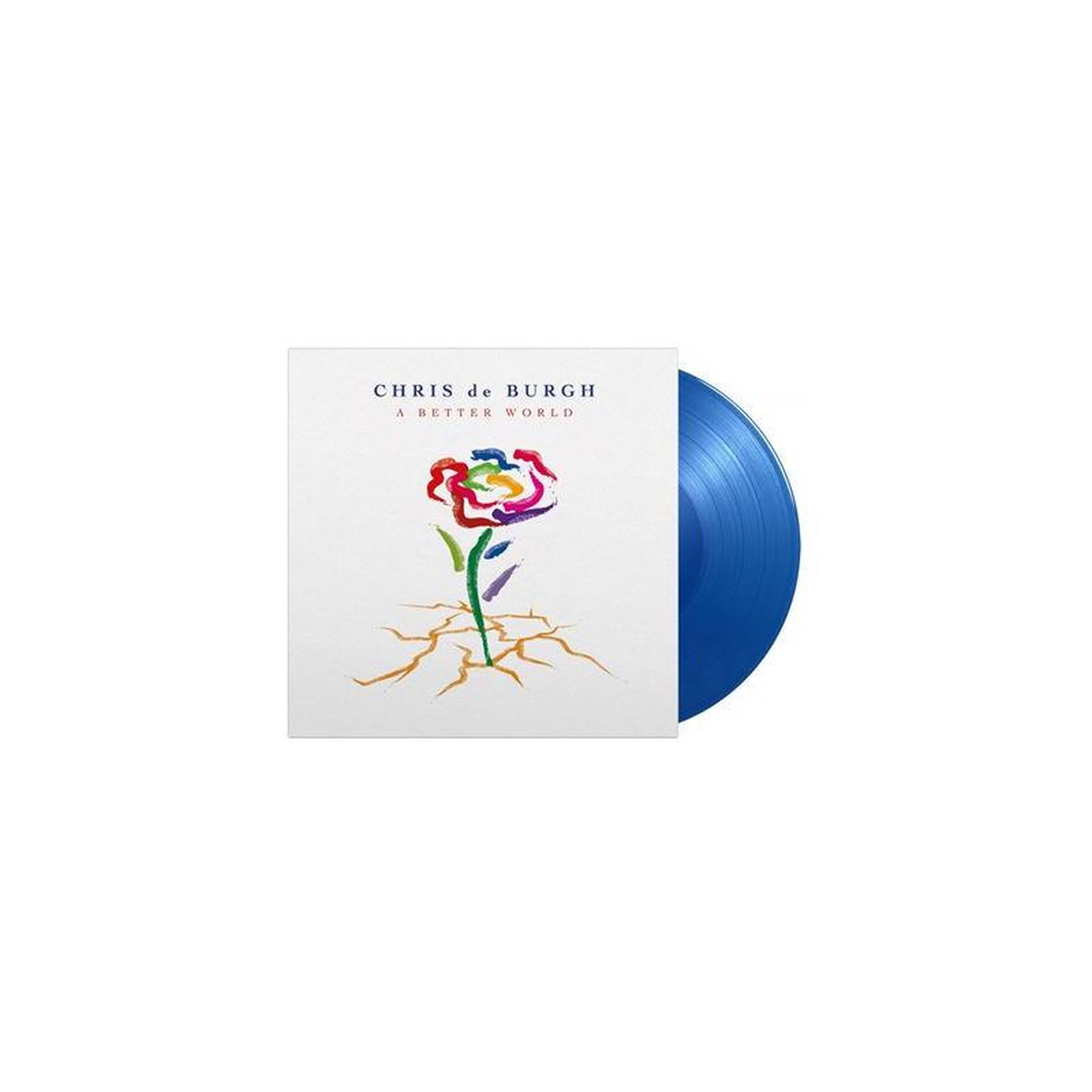 Chris de burgh a better world - double vinyle bleu translucide 180 g, édition limitée