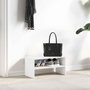 Voir la diapositive 3 : VIDAXL Etagere a chaussures empilable blanc 60x30x30,5 cm