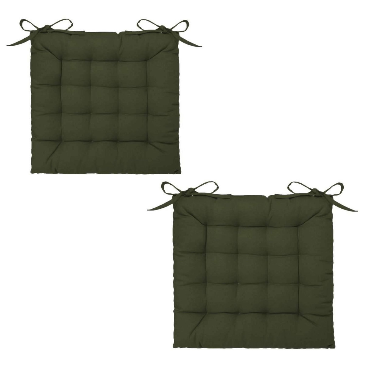 ATMOSPHERA Lot 2x Galette de chaise