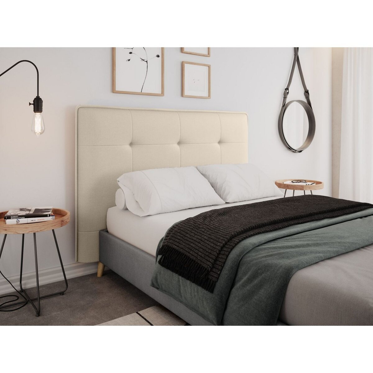 Tête de lit 165cm tissu FUSETA