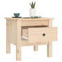 Voir la diapositive 5 : VIDAXL Table d'appoint 40x40x39 cm Bois massif de pin