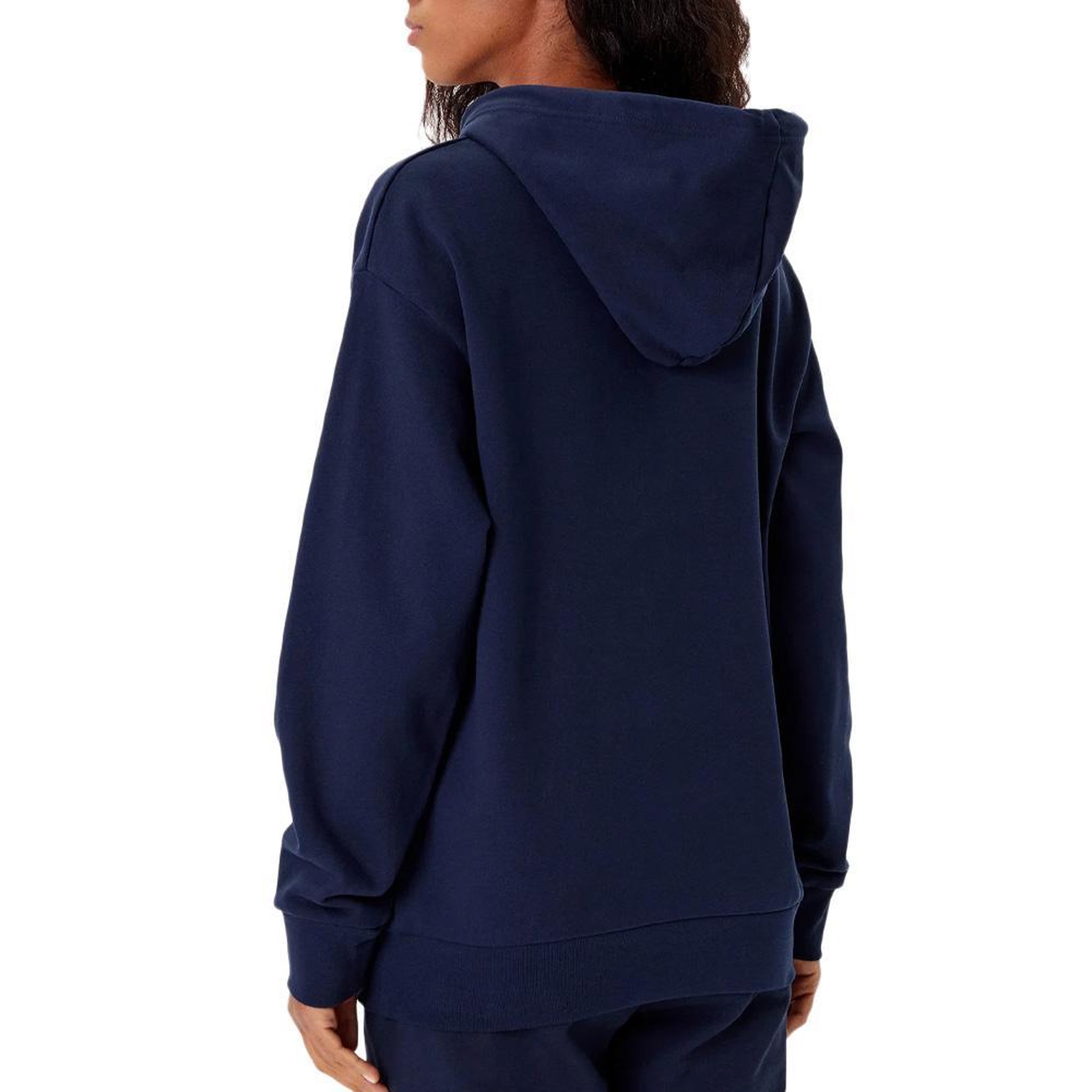 Voir la diapositive 3 : Lacoste Sweat à capuche marine femme lacoste polaire surdimensionné